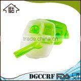 Take Away Plastic Lunch Box With Cutlery Set Sauce Cup thumbnail-1