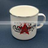 Printed Enamel Mug/Customized Enamel Mug/Enamel Metal Mug thumbnail-1