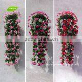Christmas Garland Decorative Flower Vine for Wedding Stage Decoration FLV06 GNW thumbnail-1