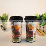 Customized Logo Plastic Insert Coffee Cups for Promotional thumbnail-3