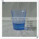 1 oz Blue Small Shot Glass thumbnail-1