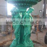 Large Garden Water Fountain Decoration Metal Craft Bronze Fountain Sculpture thumbnail-1