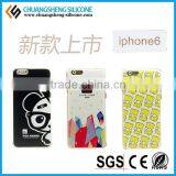 Most Fashion Colorful Drawing Protect Phone Cover,transparent Mobile Phone Case,silicone Phone Protector Case Silicone Box thumbnail-4