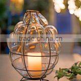 Creative Glass Candleholder For Home Decor Candle Lantern thumbnail-1