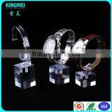 Retail Selling Clear Crystal Watch Stand, c Ring Holder Single Wrist Watch Display With c Shape Rack thumbnail-2