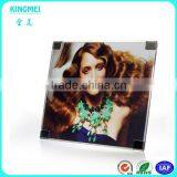 KM-VP26 Customized Clear L Shape Acrylic 2 x 6 Photo Booth Strip Frames for Wedding thumbnail-3