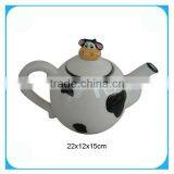 Kitchenware Tableware Cow Ceramic Teapot thumbnail-1