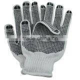 NMSAFETY 7 Gauge Very Cheap Cotton Work Gloves With Rubber Grip Dots