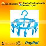 Plastic Round Clothes Drying Rack With 12clips thumbnail-1