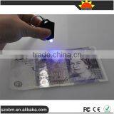 Plastic Small Portable UV Purple Light LED Keychain Money Detector Keychain thumbnail-6