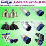Tianyu DEX Auto Stainless Steel Universal Chrome Exhaust Muffler Tip thumbnail-1