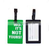 Custom Chinese Wedding Gift Airplane Standard Size PVC Luggage Tag Promotional thumbnail-2