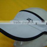 Wihte and Red 100% Polyester Custom Sun Visor Hat and Cap With e thumbnail-1