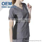 ZX OEM ODM Scrubs Wholesalemedical Scrubs ChinaMedical Wear Hospital Scrub Top 65%Polyester/ 35%Cotton thumbnail-4