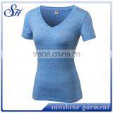 Gym Short Sleeve T-shirt Women's Running Fitness T-shirts thumbnail-2