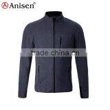 Oem Service Wholesale Warm Zipper-up Sport Wear Polar Fleece Men Coat thumbnail-1