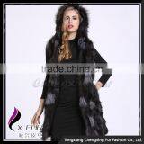 CX-G-B-174 Women Autumn Fashion Fox Fur Vest Woman Hoodies thumbnail-2