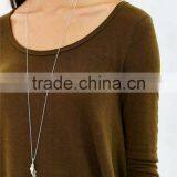 Blank t Shirt Wholesale Women Tunic t Shirt,t Shirt Women thumbnail-5
