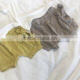 Baby Clothes OEM ODM Service Linen Fabric Garments Harem Pants Shorts thumbnail-4