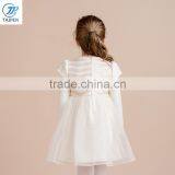 2017 Spring Kid Girls Party Frock Girls Long Sleeve Dress Sweet Stylish Fluffy Dress With Two Layers Mesh thumbnail-4