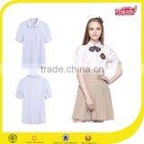 2016 Lace Collar New Design School Cheap Uniform Polo Shirt for Sweet Girls thumbnail-1