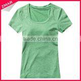 Cheap Wholesale 95% Polyester 5% Spandex Dry Fit Women t Shirt thumbnail-1