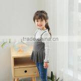 S60612B Clothing Girls Autumn Dress False Two Pieces Dress Long Sleeve Girls Dress for 3-8y thumbnail-4