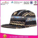 Accessories Aztec Pattern 5 Panel Cap With Leather Patch thumbnail-1