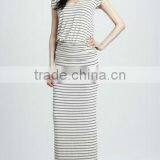 2013 New Arrival Stripe Linen Maxi Dress 3045 thumbnail-1