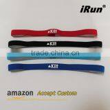 Slim Elasticated Headband No Slip Hairband Holds Your Hair Out of Your Face - Great For Jogging Running Volleyball Workout Yoga thumbnail-3