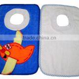 100% Cotton Velour Terry Towel Pullover Baby Bibs (Dyed) thumbnail-2