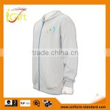 Trade Assurance BSCI custom logo extra long men's solid color hoodie