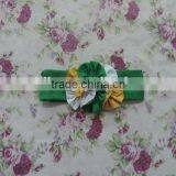 2016 Newest and Fashion Elastic Hair Band,three Flower Shape Headband,bright Colorful Hair Band With Elastic thumbnail-2
