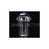 16oz Plastic PET Disposable Juice Cups Slender For Ice Coffee