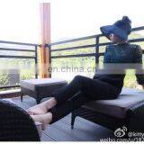 Green Hollow Tops With Long Sleeve and Black Cloth Jumpsuit for Thin Girl Dress thumbnail-2