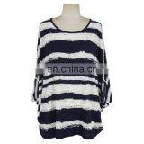 XXXL Size Abstract Print Fat Women T-Shirt Beach Wear thumbnail-3