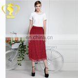 Wholesale Summer Hot Selling Women Lace Long Skirts thumbnail-3