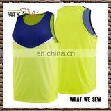 Dark Blue/ Fluo Green Mens Sports Tank Tops/ Newest Design 2015 Running Mens Tank Top thumbnail-1