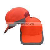 Fluorescence Color 5 Panel Mesh Cap With Reflective Band thumbnail-1