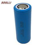 SOSLLI 3.2v IFR 26650 rechargeable lithium iron phosphate battery cell LiFePO4 battery with high capacity