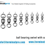 ball bearing swivel with welded ring-terminal tackle-fishing tackle