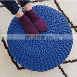 Indoor & Outdoor Hand Knitted Style Pouf Comfortable Floor Ottoman Kids Room Decorative Seating thumbnail-4