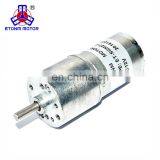 12v 24v 330 Rpm High Torque dc Metal Geared Motor thumbnail-4