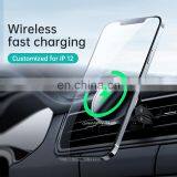 OEM Cargadores 15W Fast Charging Air Vent Car Phone Holder Mount Magnet Magnetic Wireless Charger for IPhone 12 thumbnail-2