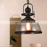 Retro Vintage Industrial Kitchen Restaurant Lamp Black Iron Hanging Decorative Pendant Light thumbnail-4