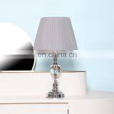 Popular Design Cheap Wholesale Bedside Metal Study Lamp With Crystal Decorative