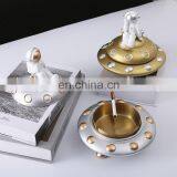 Astronaut Series Ornaments Modern Ashtray Portable Cigar Cigarette Resin Ashtray thumbnail-2