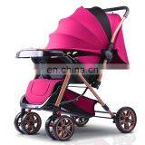 Wholesale Good Quality Baby Stroller on Sale Baby Pram Reversible Infant Pushchair thumbnail-6