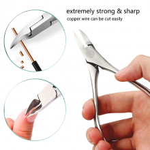 Professional Stainless Steel Pedicure Nail Cuticle Nipper With Sharp Jaw thumbnail-4