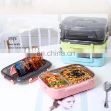 Affordable Metal Tiffin Eco Friendly Heated Stainless Custom School Kids Bento Lunch Box thumbnail-5